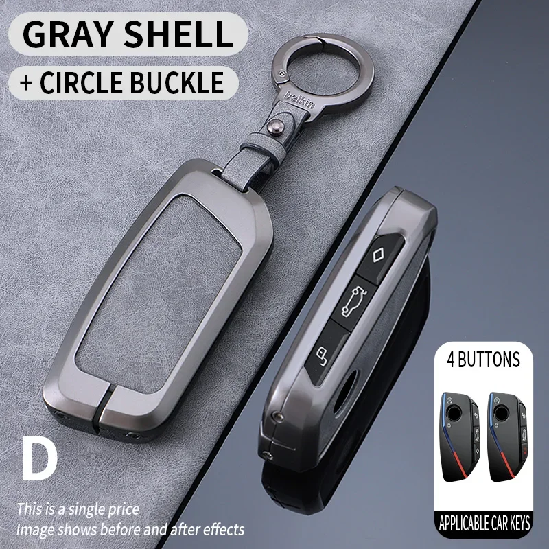 Car Key Case Cover Key Bag for BMW X1 U11 X7 G07 XM G09 i7 7 Series G70 LCI iX I20 U06 G81 M3 Auto Protective Accessaries