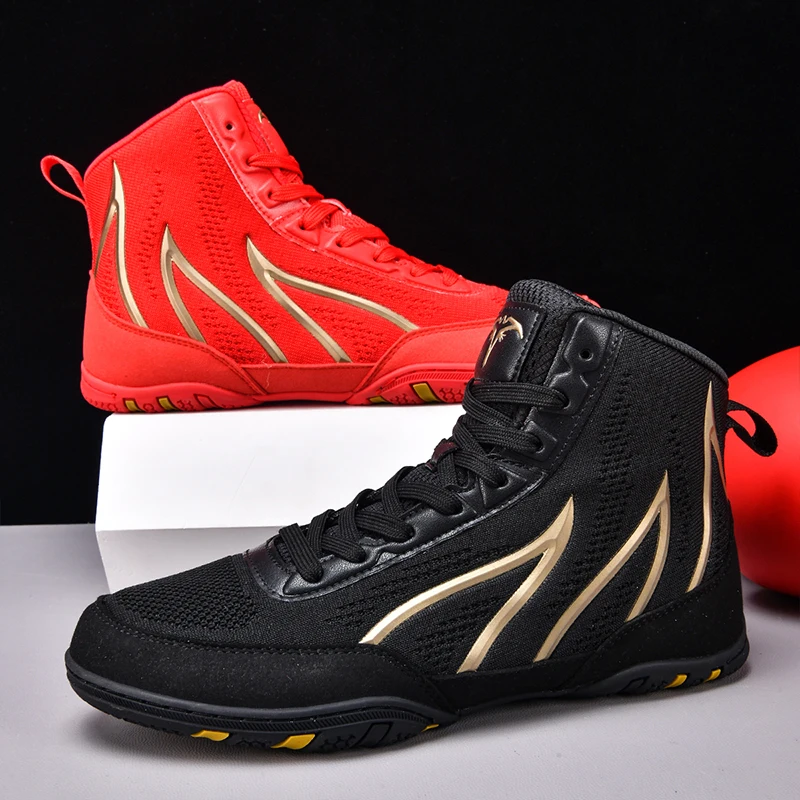 

Unisex Wrestling Shoes for Men, Lightweight, Comfortable, Fashionable, High-intensity Training, Boxing Sports Shoes