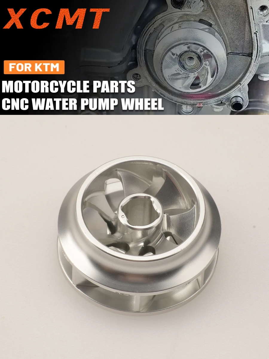 AliExpress XCMT Motorcycle Accessories CNC Water Pump Wheel For KTM SX EXC XC XCW 125 150 250 300 350 450 500 530 Dirt Bike