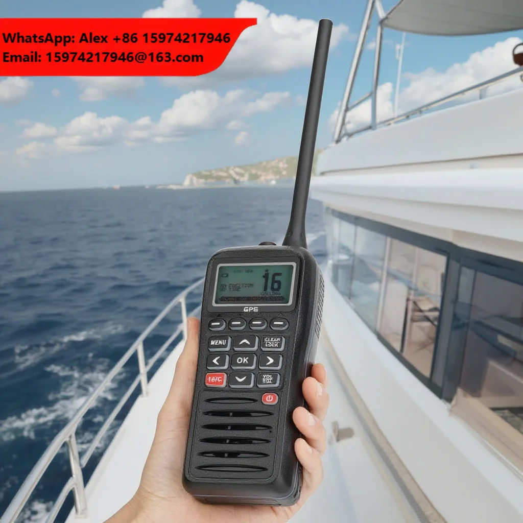 Wholesale Portable VHF Marine Radio Handheld Radio Transceiver Built-In Gps Dsc With 88 Channels IP67 Waterproof Walkie-Talkie