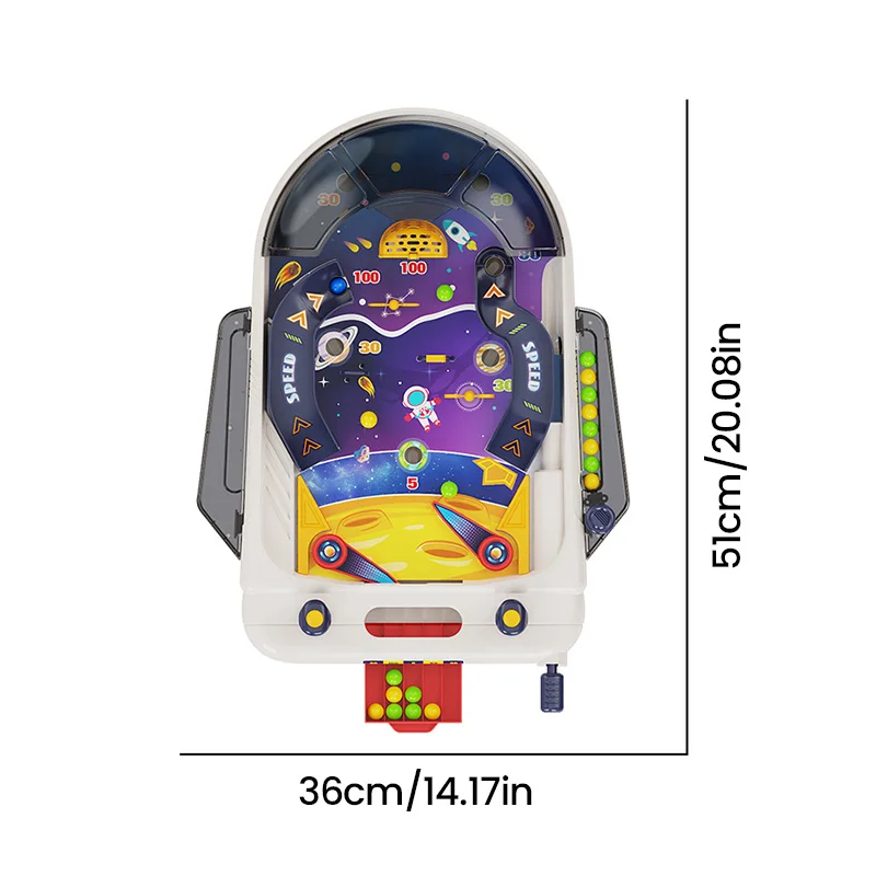 Kids Space Table Games Pinball Shooting Machine Indoor Children\'s Education Puzzle Toys for Boys Girls Children\'s Day Gifts