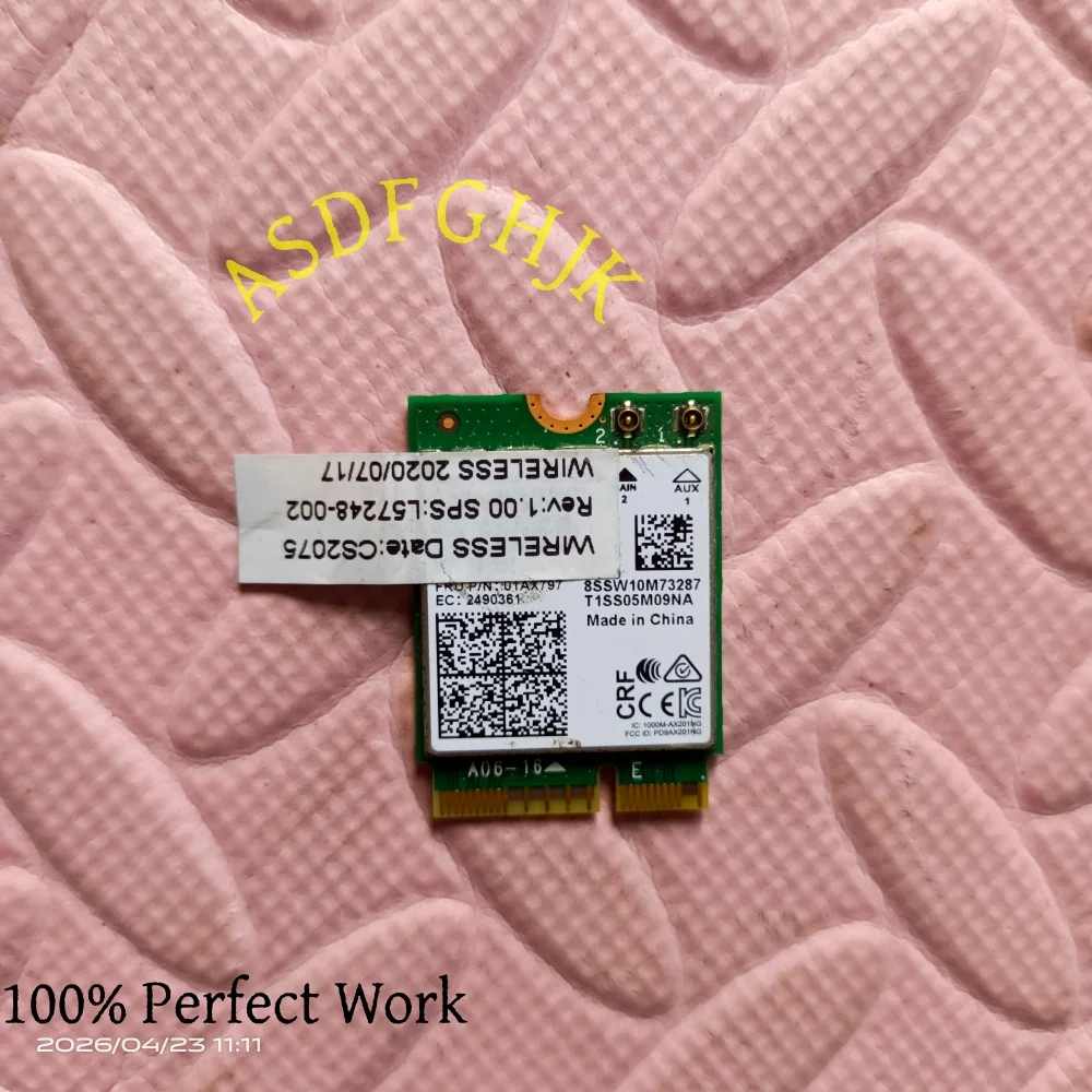 Для HP EliteBook 830 G7 L57248-002 Wi-Fi-карта AX201NGW, протестирована, исправна, бесплатная доставка