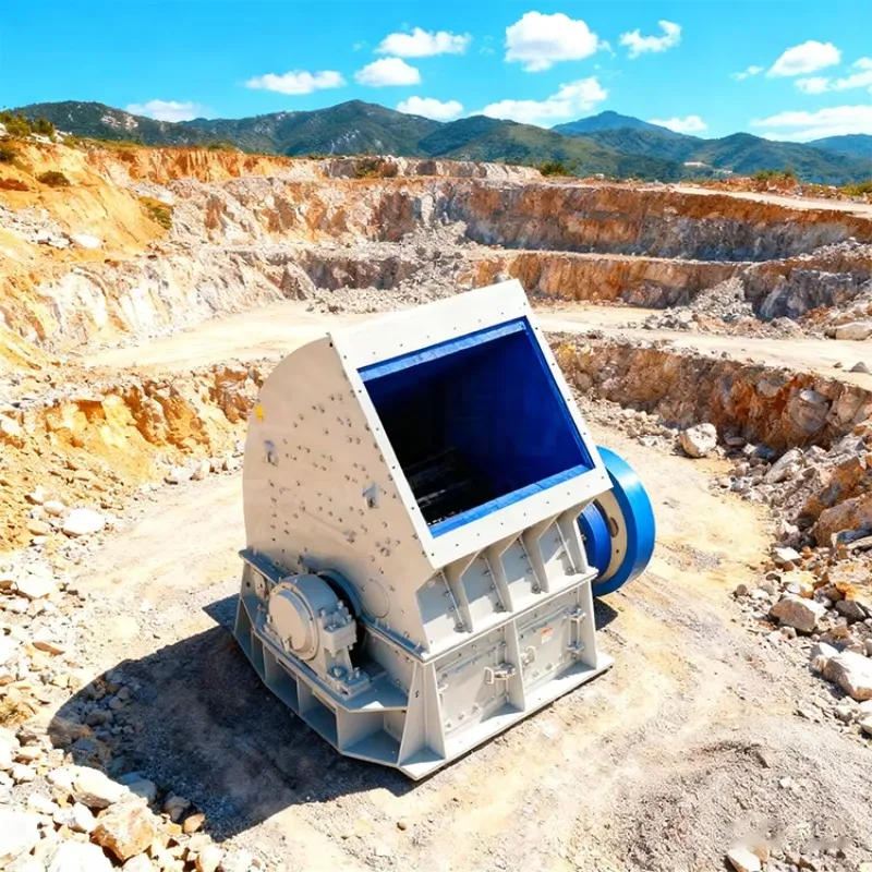 Global Bestseller Through Type Heavy Hammer Crusher Auto Avoid Large Stones Adjustable Particle Size For Quarry Mine