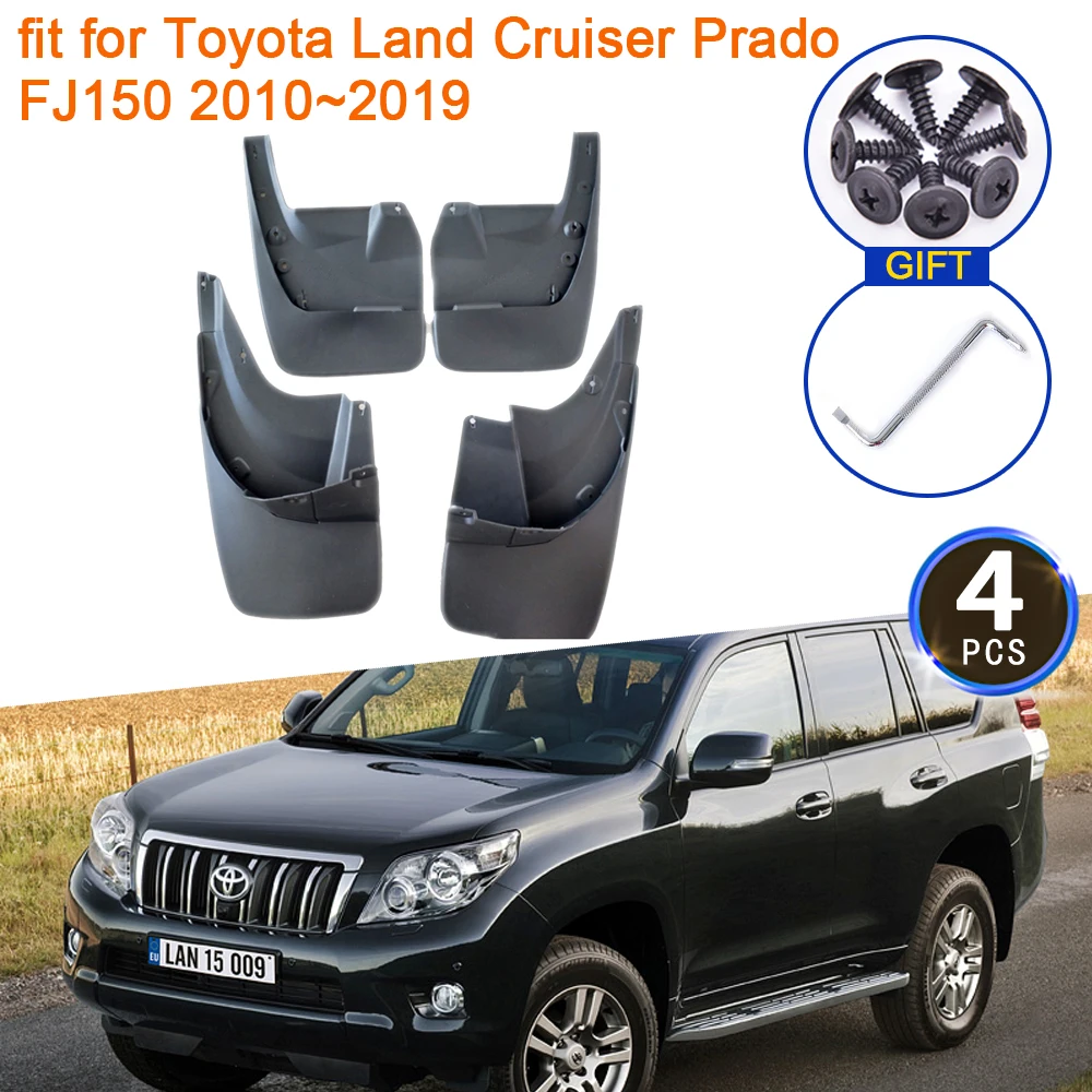 

For Toyota Land Cruiser Prado LC150 FJ150 150 2010 2011 2012 2013 2014 2015 2016 2017 2018 2019 Mud Mudguards Fender Mudflap Car