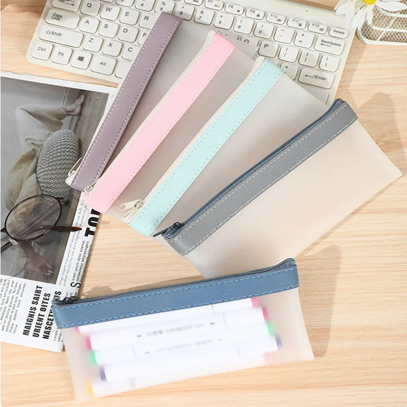 1Pcs Zippered Cash Bags For deposit, Size 20 X 10.3Cm Cash Envelope wallet, Zippered Deposit Bag multi-purpose Check Billfold