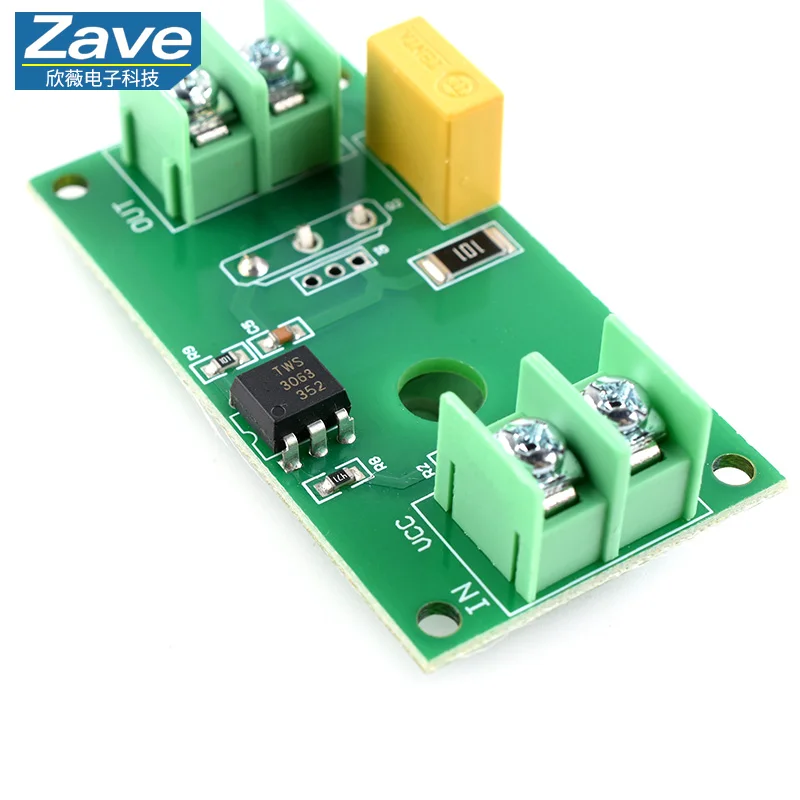 1-Channel SCR Solid State Relay Module, Optocoupler Isolated MOS Transistor Output, Silent & High-Frequency