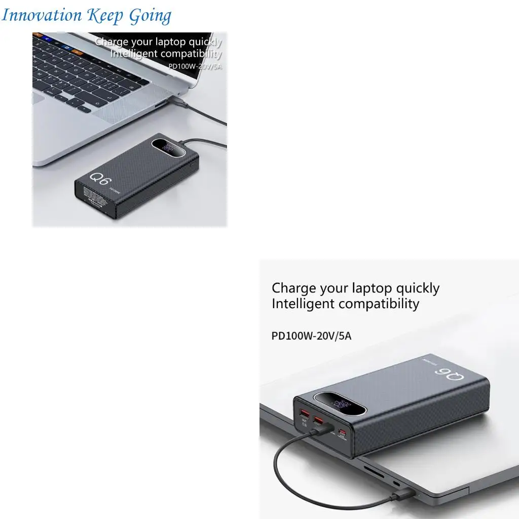 

E65C DIY Power Case 6x21700 Держатель батареи, съемный дизайн с высокоэффективной зарядкой цифровой дисплея оболочка экрана