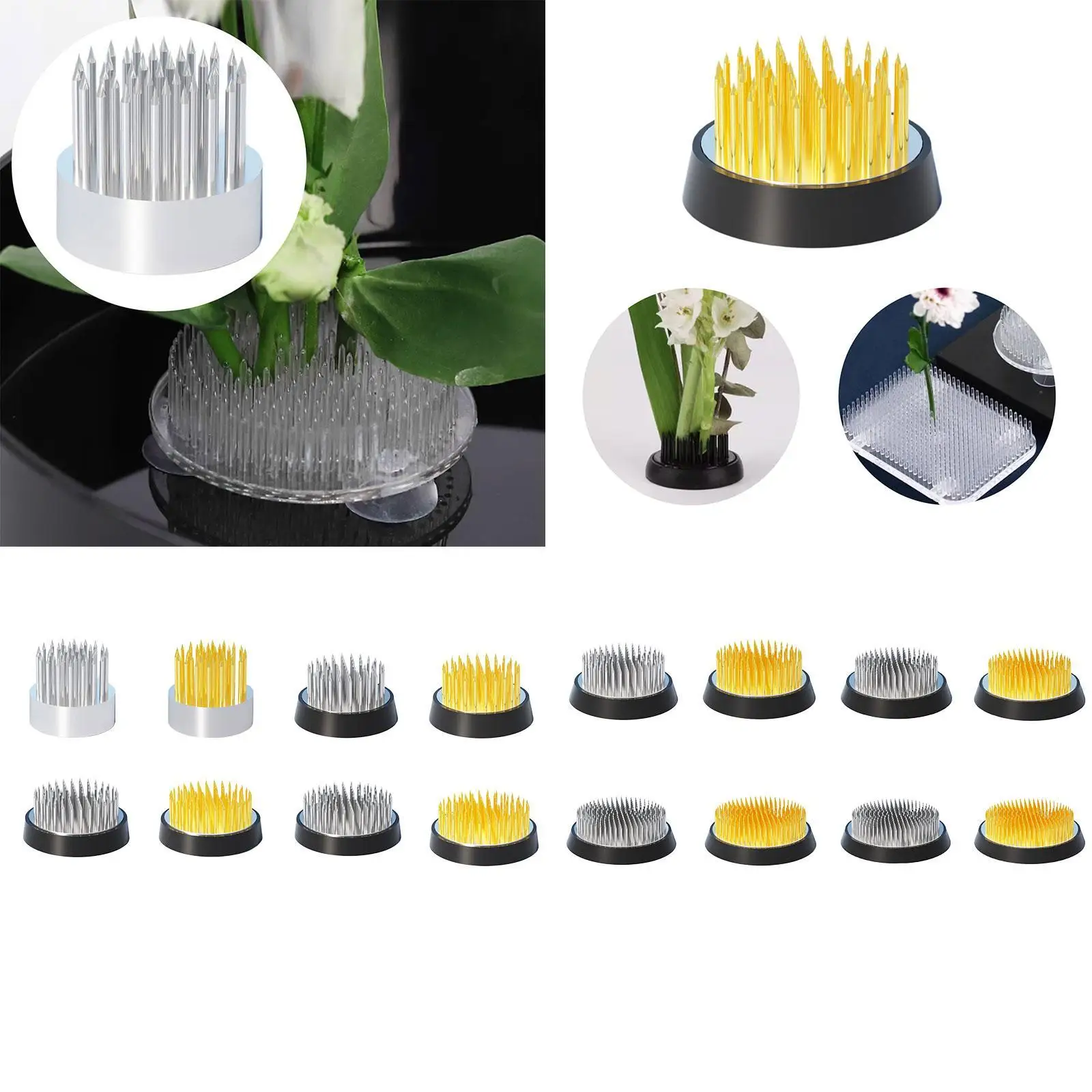 Pin Frog Decoration Simple Floral Arrangement for Kitchen Small Vase Wedding