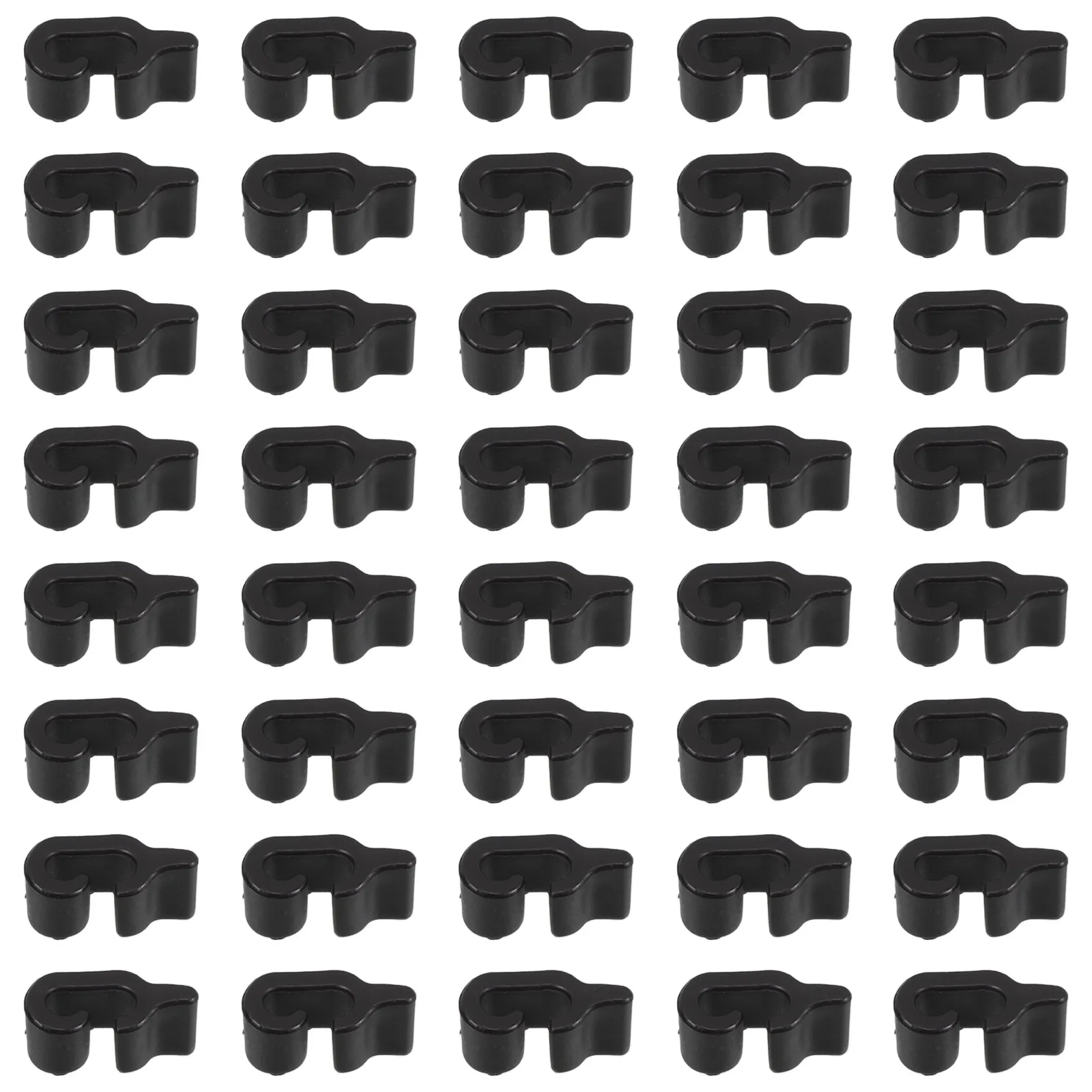 40 pçs caixa de fio fechadura da porta fivela travas pet caixa porta fivelas animal gaiola portão travas substituição fio gaiola porta clipes conjunto
