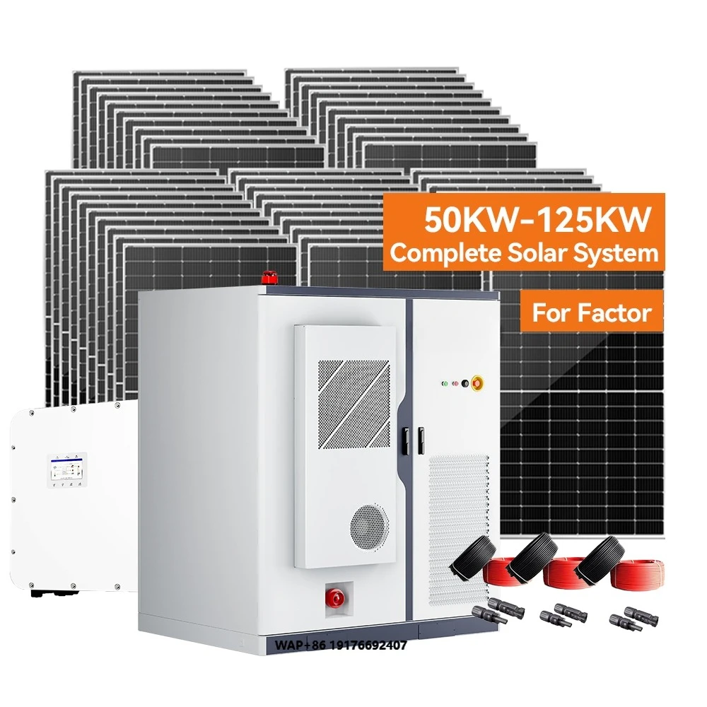 Complete Grid Solar Battery System 30-50kW  Pure Sine Wave Inverter Customized Industrial/Commercial Solar Power System