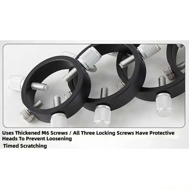 U2JB Accurate Tracking Guiding Rings For Telescopes Features 3 Point Design Light Weight Metal Construction Multiple Size