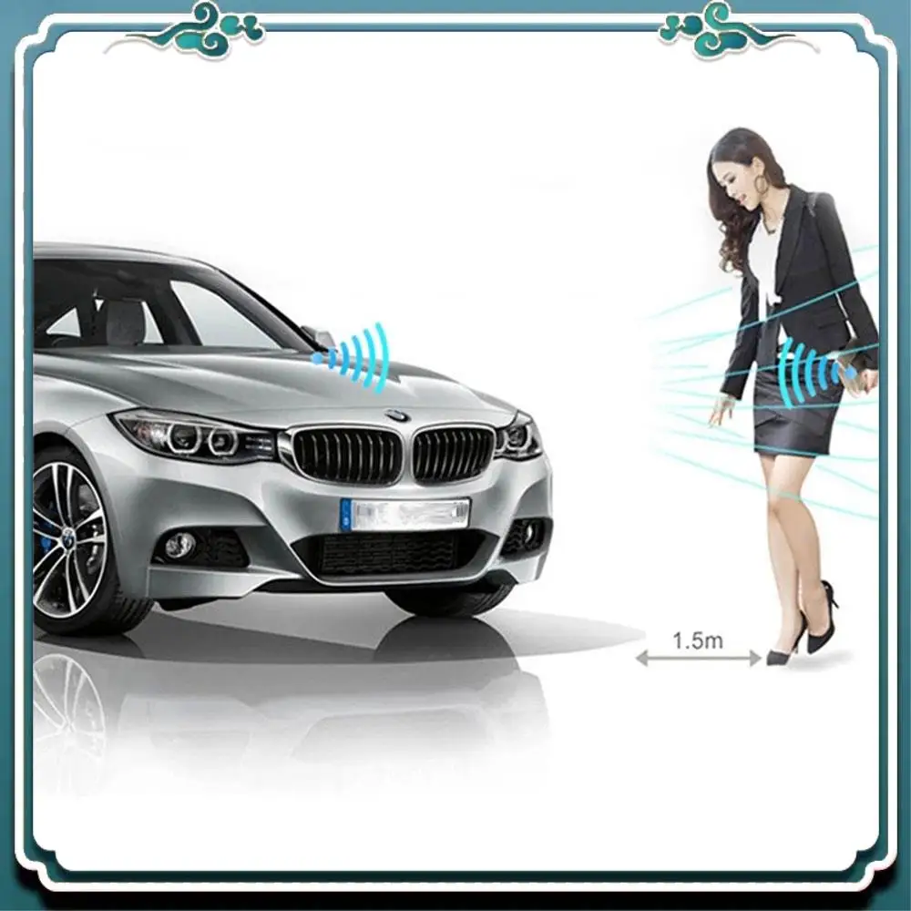 

ABTU-Car Engine One-Key Start-Stop Button System PKE Keyless Entry System Car Anti-Theft Alarm Remote Start Ignition System