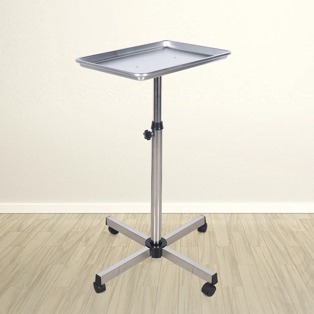 

Portable Hair Styling Stand with Adjustable Arm for Salon Use, Durable Metal Design