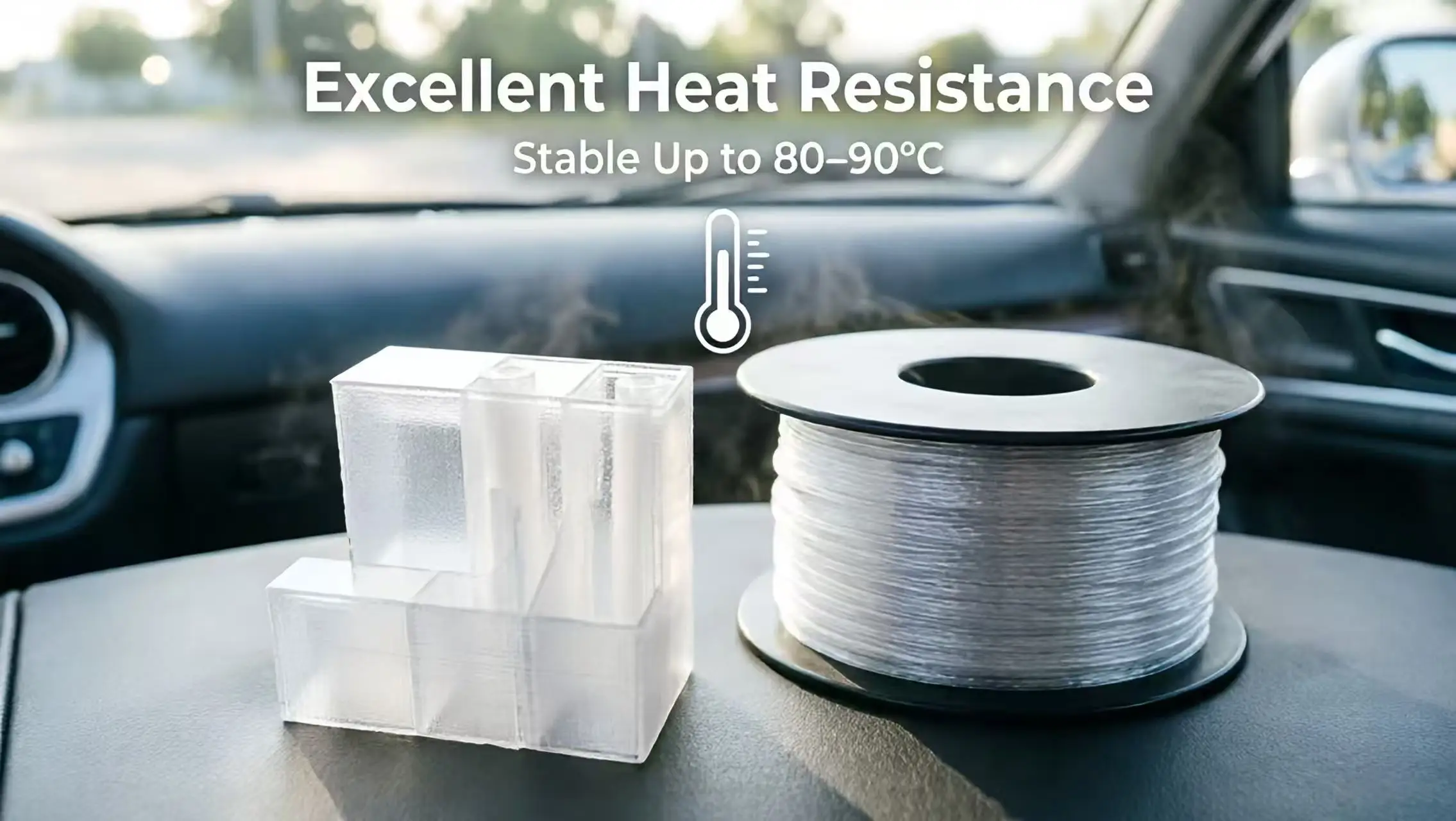 

Прозрачная нить PCTG для декоративных элементов и абажуров, прочная 3D-нить PCTG, лучше, чем нить PETG.