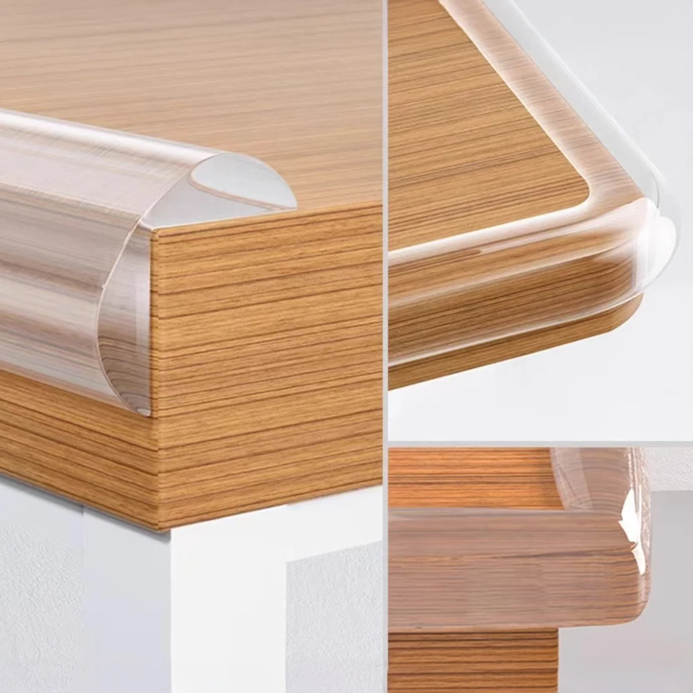 

Самоклеящаяся прозрачная силиконовая защитная лента для углов и краев мебели, 1/2/3/5 м, мягкая защита для безопасности детей