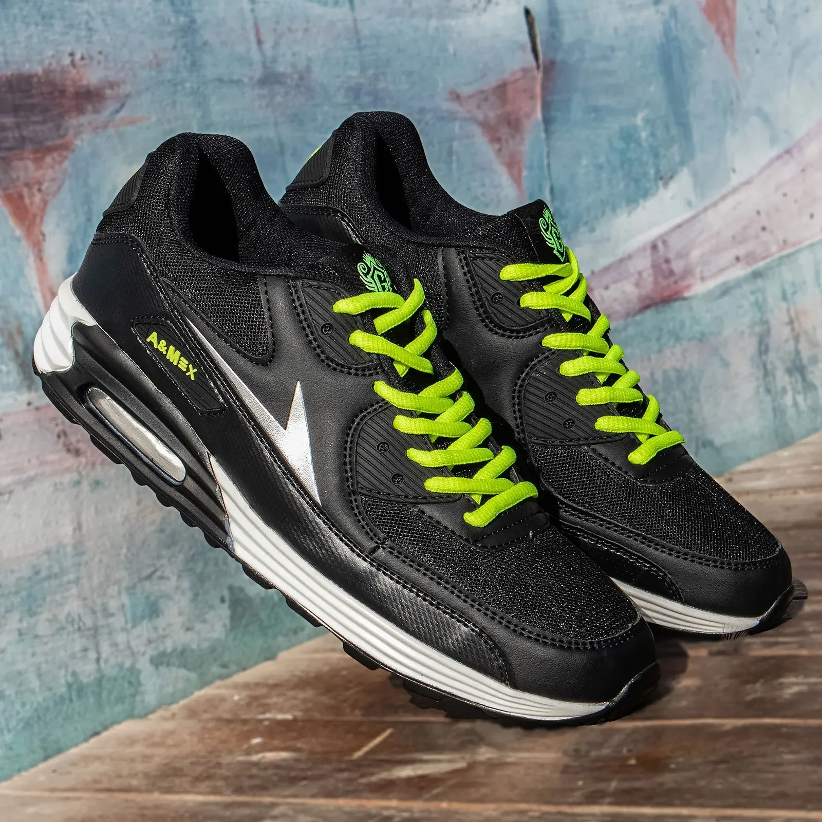 Men's Running Shoes Breathable Air Cushion Sneakers Athletics Sport Trainer Tennis Basketball Shoes