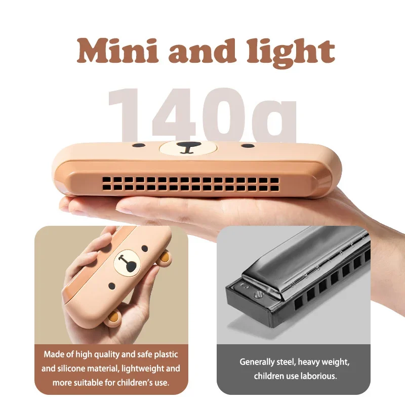 Siliconen Kindergaten Harmonica Montessori Educatie Speelgoed Baby Verlichting Muziekinstrument Harmonica Kid Harmonica