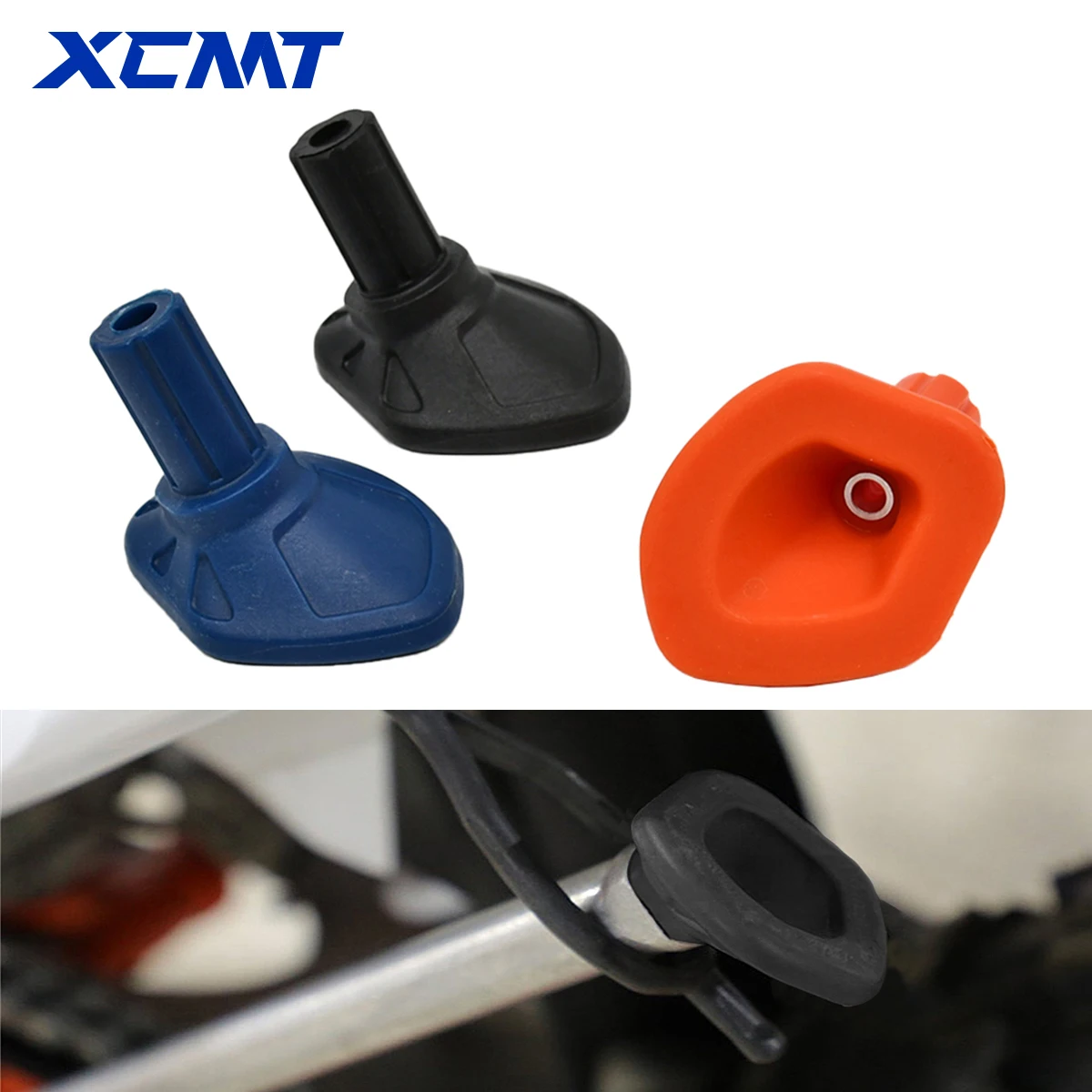 Suporte lateral de plástico abs para motocicleta, base de pé para ktm xc xcw xcf exc excf te fe tx fx 150 200 250 300 450 500 2008-2022