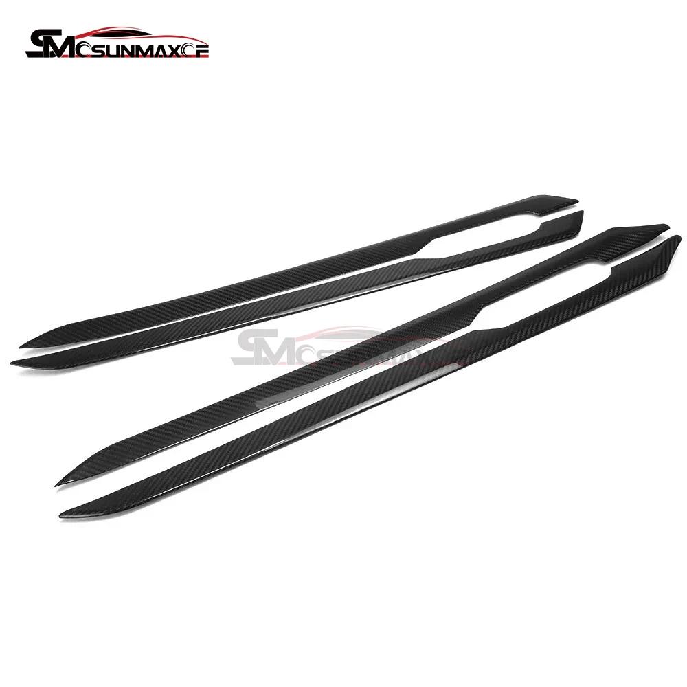 

Carbon Fiber Door Panel Strips Cover Sticker Car Interior Accessories For 2020-2024 Volkswagen VW Golf 8 MK8 GTE GTI GTD R Line