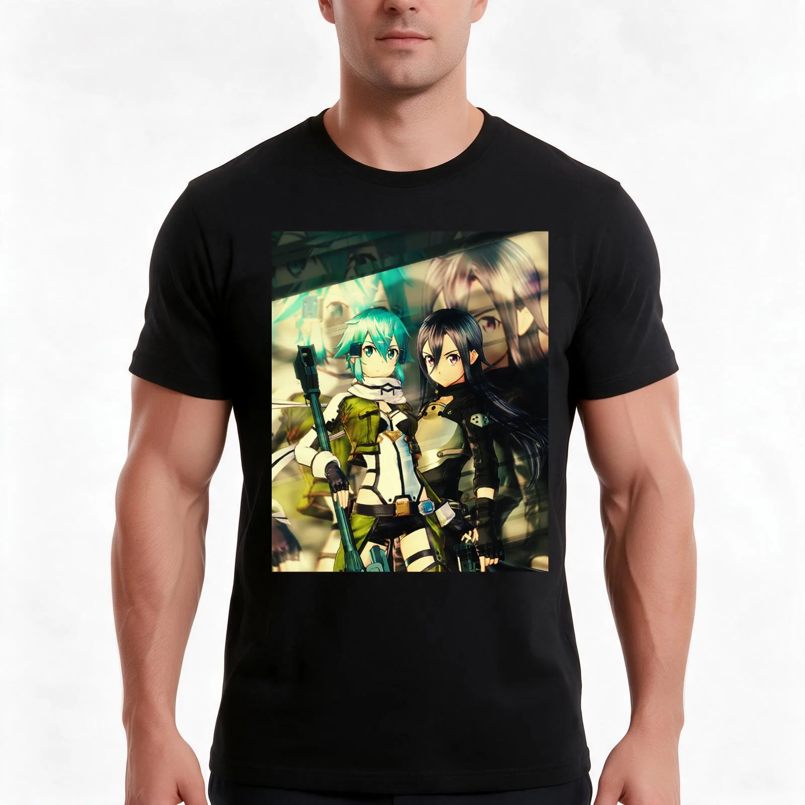 Digital Weapons T-Shirt Summer Casual Cotton Tee Oversized Streetwear Tops Vintage Graphic Print Loose Fit Short Sleeve