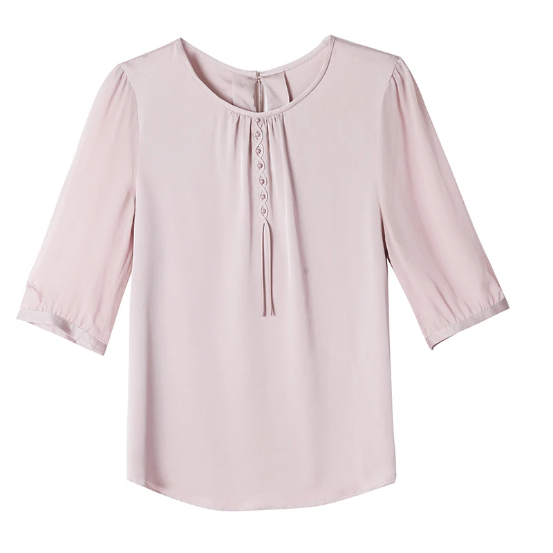

Women Summer Shirts Thin And Breathable Casual Outwear Tops Femme Fashion Silk Women Blouse 2025 Vintage Mom Clothing