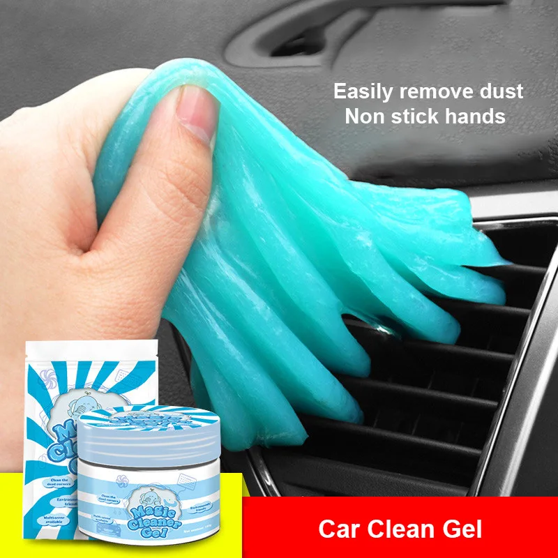 Multifunctional Car Cleaning Soft Glue Automobile Air Outlet Dedusting Gel Household Keyboard Gap Sticky Ash Soft Glue Gel