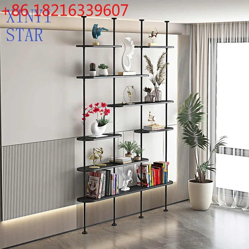 TAO Shelf Living room Bookshelf Irregular decoration Medium antique floor partition Minimalist display shelf