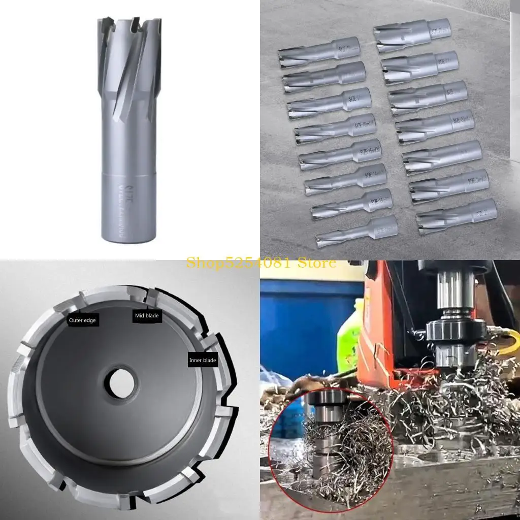 

AXYC TCTs Hole Saw 12-28mm Carbide Hole Saw Tungsten steel Cutter for Stainless Steel, Metal, Iron, Wood Metal Cutting Kit