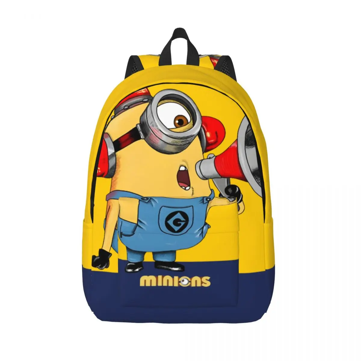 

For Gifts MINIONS Speaker Multi Compartment Book Pack Despicable Me Minions Fashion Office Workers Bookbag High School