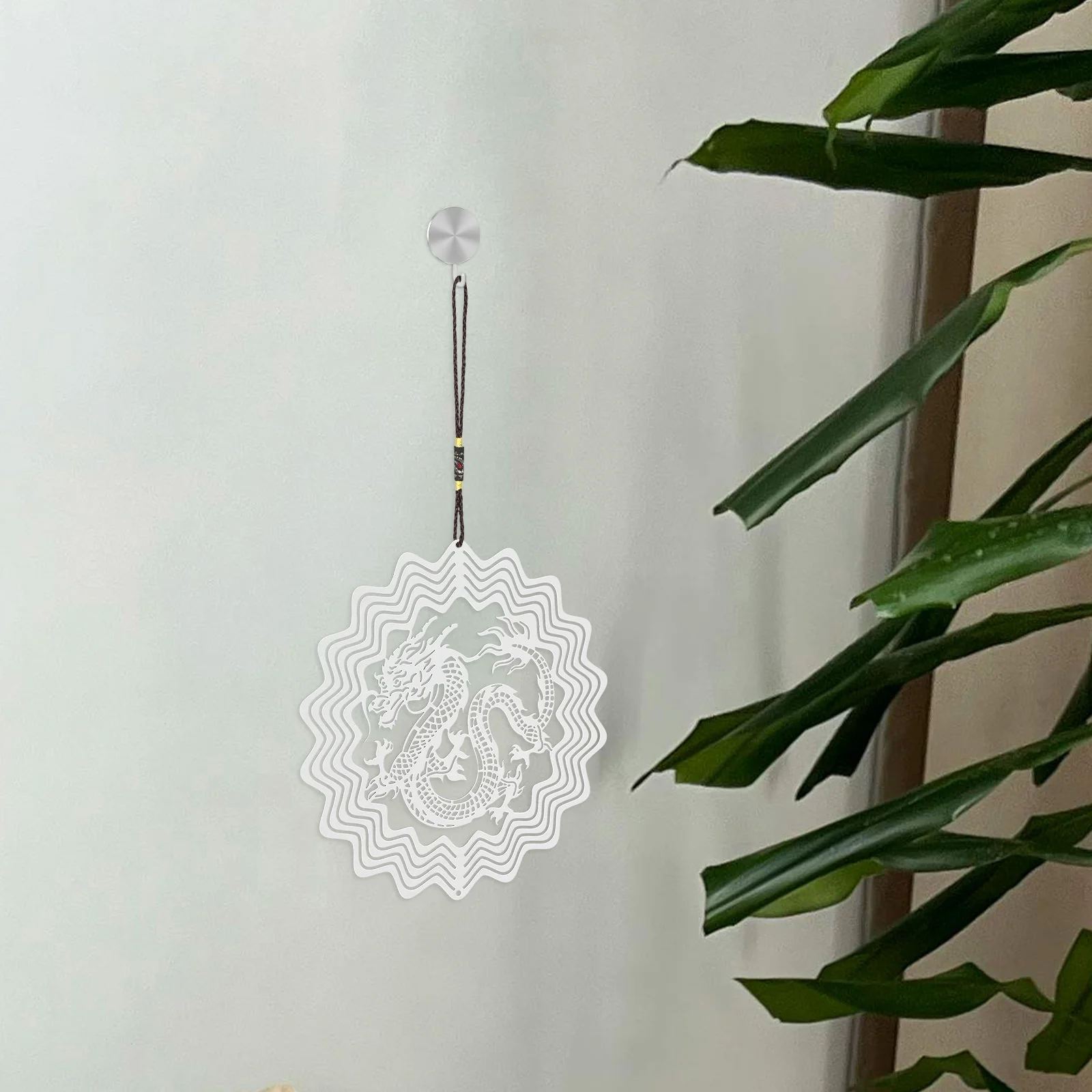 

Exquisite Metal Wind Chime Stainless Steel Outdoor Decorative Wind Spinner Unique Garden Patio Art Hanging Yard Ornament