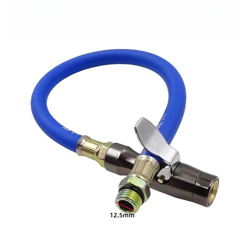 Brass Self-locking Tire Inflation Chuck Air Nozzle For Tire Pressure Gauge Inflation Hose Air Fitting Connector
