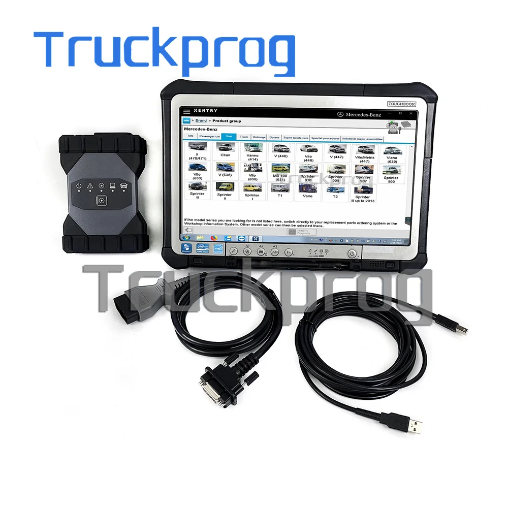 DOIP MB Star C6 CAN BUS VCI C6 WiFi car truck diagnostic tool Multiplexer SD Connect c6 Xentry Epc Wis+CF D1 Tablet Full set