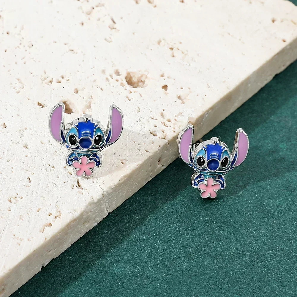 Disney Stitch lange Ohrringe Cartoon Anime niedlichen Stich Mode Accessoires Urlaub Geschenk Ohrringe Geschenk für Mädchen zarten Schmuck