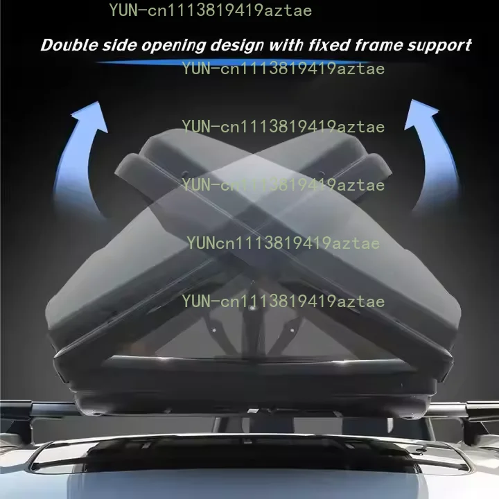 Extra Large ABS Car Roof Luggage Box Aerodynamic Waterproof Cargo Storage