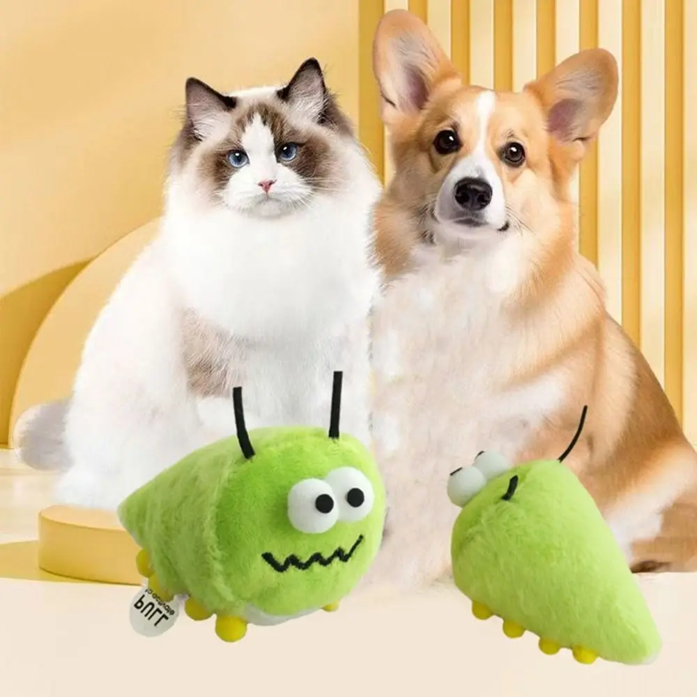

2Pcs Pet Supplies Soft Cat Worms Mint Toys Interactive Bite-Resistant Cat Plush Toys Teething Chewing Cat Toys Indoor