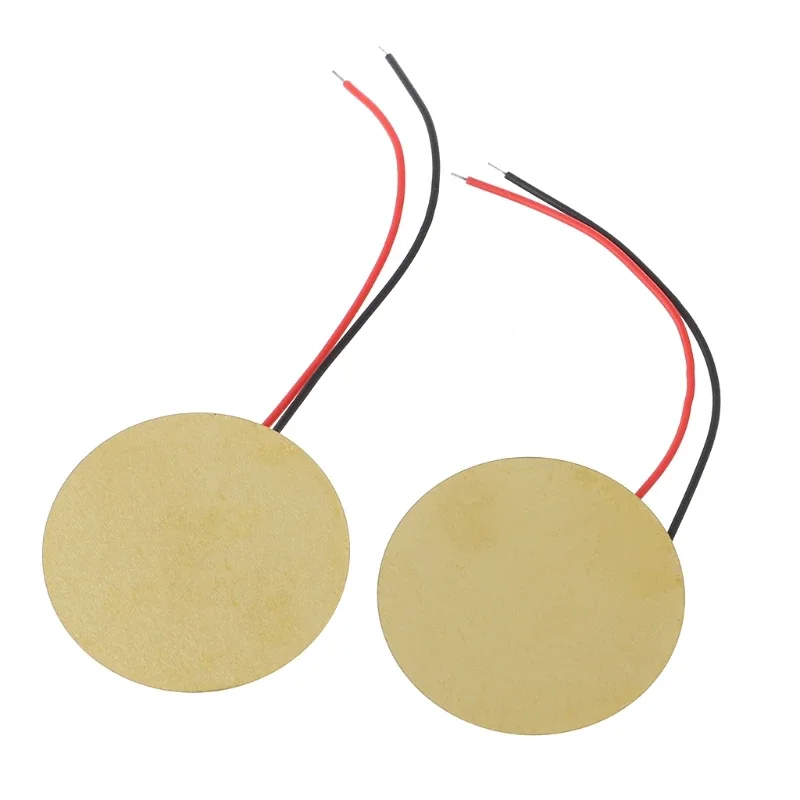 10pcs 35mm Piezo buzzer Trigger Drum Disc+ wire