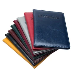 Passport Cover PU Leather Man Women Travel Passport Holder With Credit Card Holder Case Wallet Protector ID Case 8 Colors
