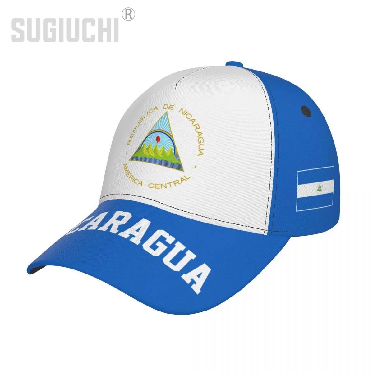 

Unisex Nicaragua Flag Nicaraguans Adult Baseball Cap Patriotic Hat for Baseball Soccer Fans Men Women