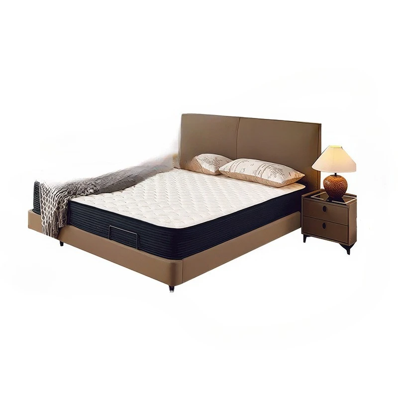 

New electric smart bed, black technology multi function lifting master bedroom bed