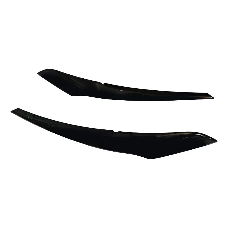 

For BMW 1 Series F20 Pre-LCI 2012-2014 Basic Trim Headlight Eyebrow Sticker ABS Material 3M Adhesive Direct Fit Exterior Upgrade