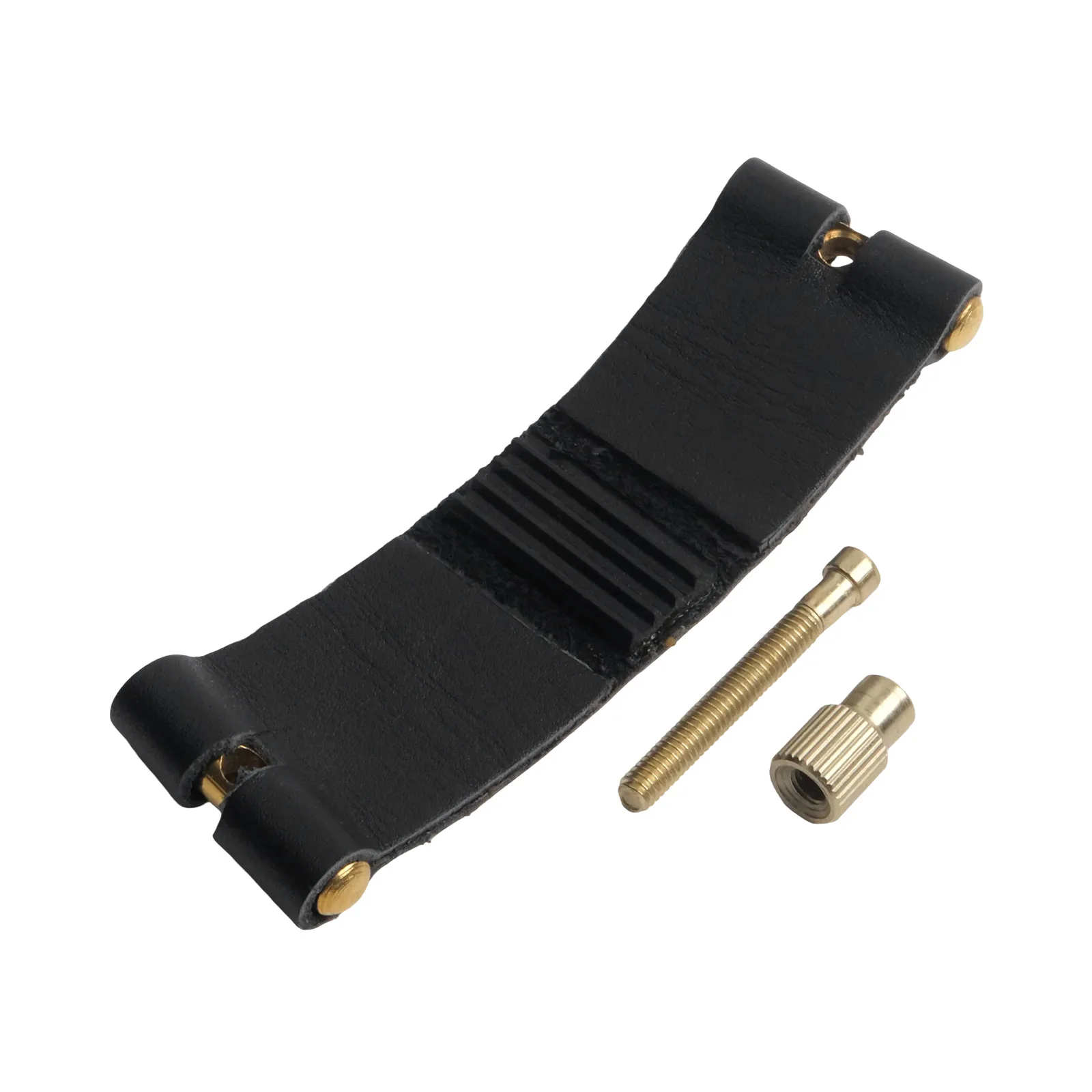 

Leather Sax Ligature with Cap for Alto Soprano Tenor Sax Clarinet Mouthpiece Provides Secure Reed Hold and Enhanced Sound