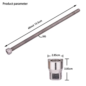 Fahrrad -Freehub -Entferner, Ehemann Körperinstallateur, Slitting Stock -Taste, Würfelentferner, Reparaturwerkzeuge, 4 Teile, O -Ringe, Spezialformatwerkzeugloch 12 Hauptverkaufsfreehub -Entferner - №12