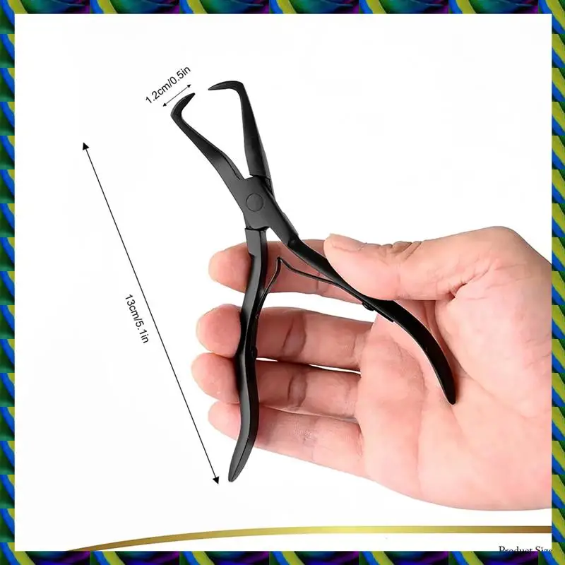 毎日 1 個ステンレス鋼ヘアエクステンションプライヤーマイクロリンクビーズリムーバープライヤーヘアエクステンション用
