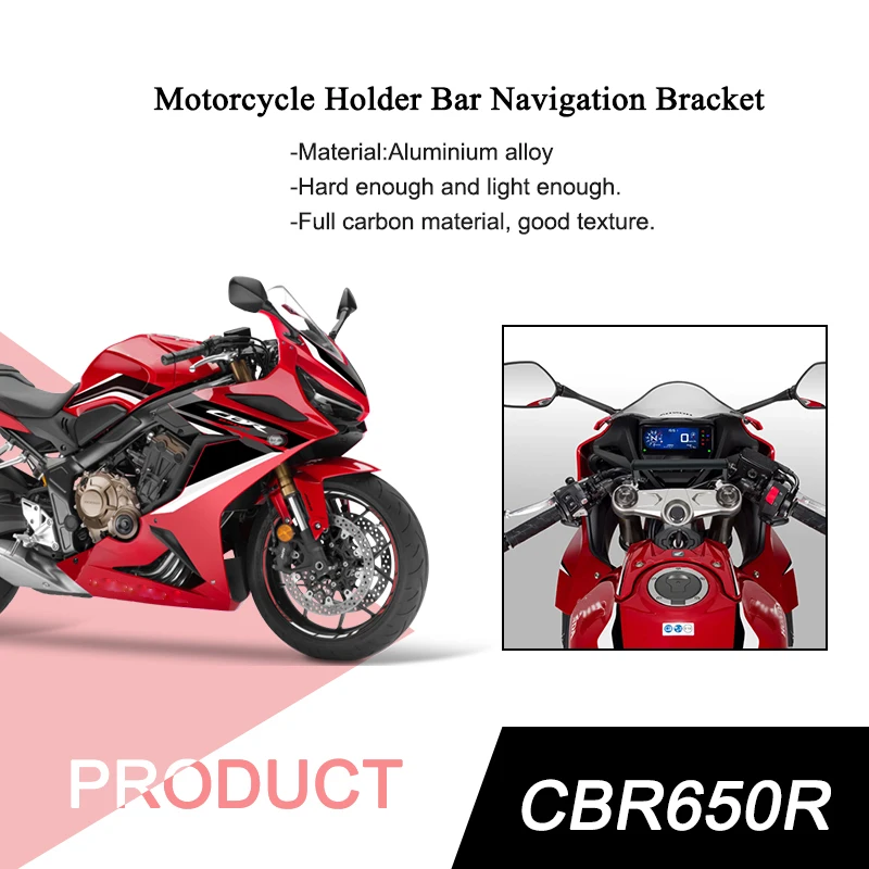 For HONDA CBR650R CBR 650R CBR650 R 2019-2022 2021 Motorcycle Mobile Phone Holder GPS Navigation Plate Bracket