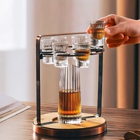 GIANXI Six Bottles Of White Wine glass, Wine divider, Bullet glass, Wine set, Wine glass, small, One Or Two Wine cups, One Cup