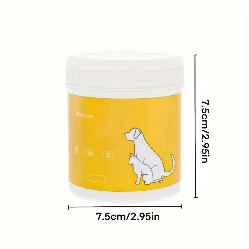 200Pcs Pet Eye Wet Wipes Cleaner Non Irritating Stain Removal Wet Wipes for Cats and Dogs Universal Tear Stains Wet Wipes