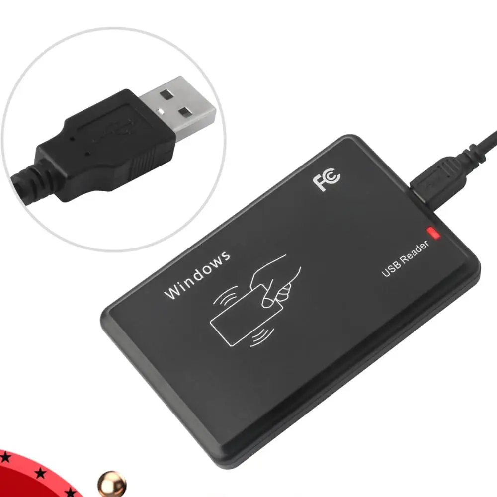 

RFID IC Card Reader 13.56MHz Access Control Encrypted Programmer with USB Interface Compatible for Windows Linux MacOS