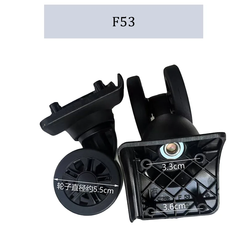 For BEN LUN F53  Durable Replacement Wheels 360° Rotating Silent Luggage Wheels  Damaged Luggage Wheel Parts