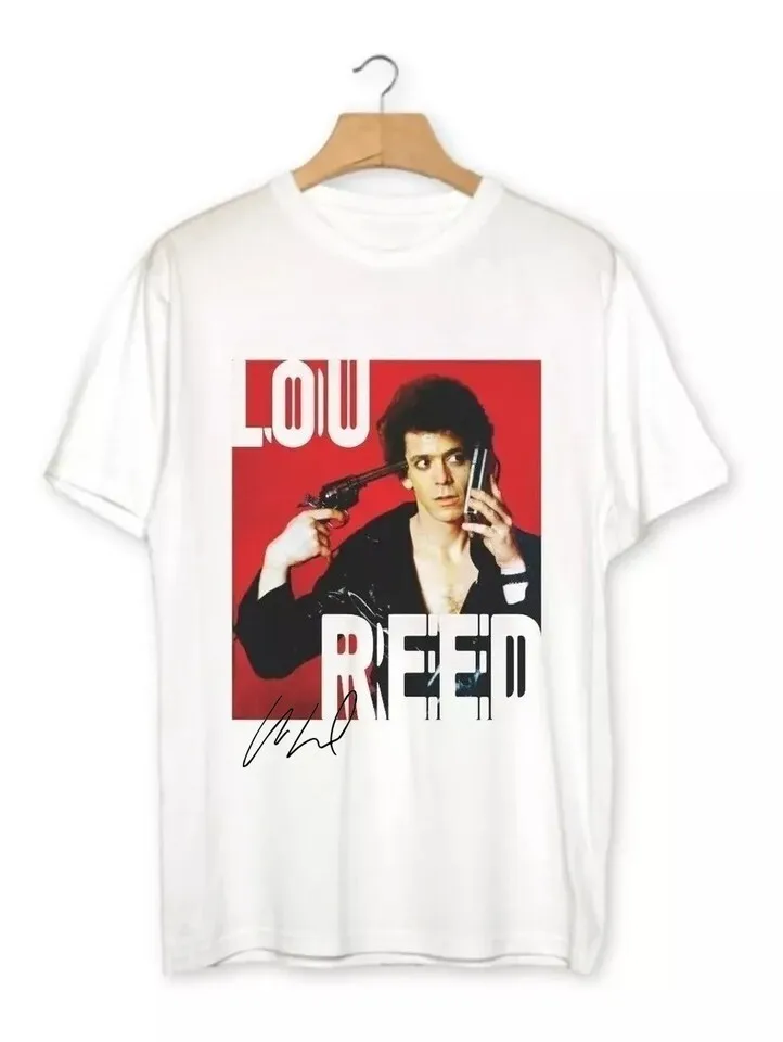 

Lou Reed Music Lover Тяжелая хлопковая белая рубашка унисекс всех размеров AA1870