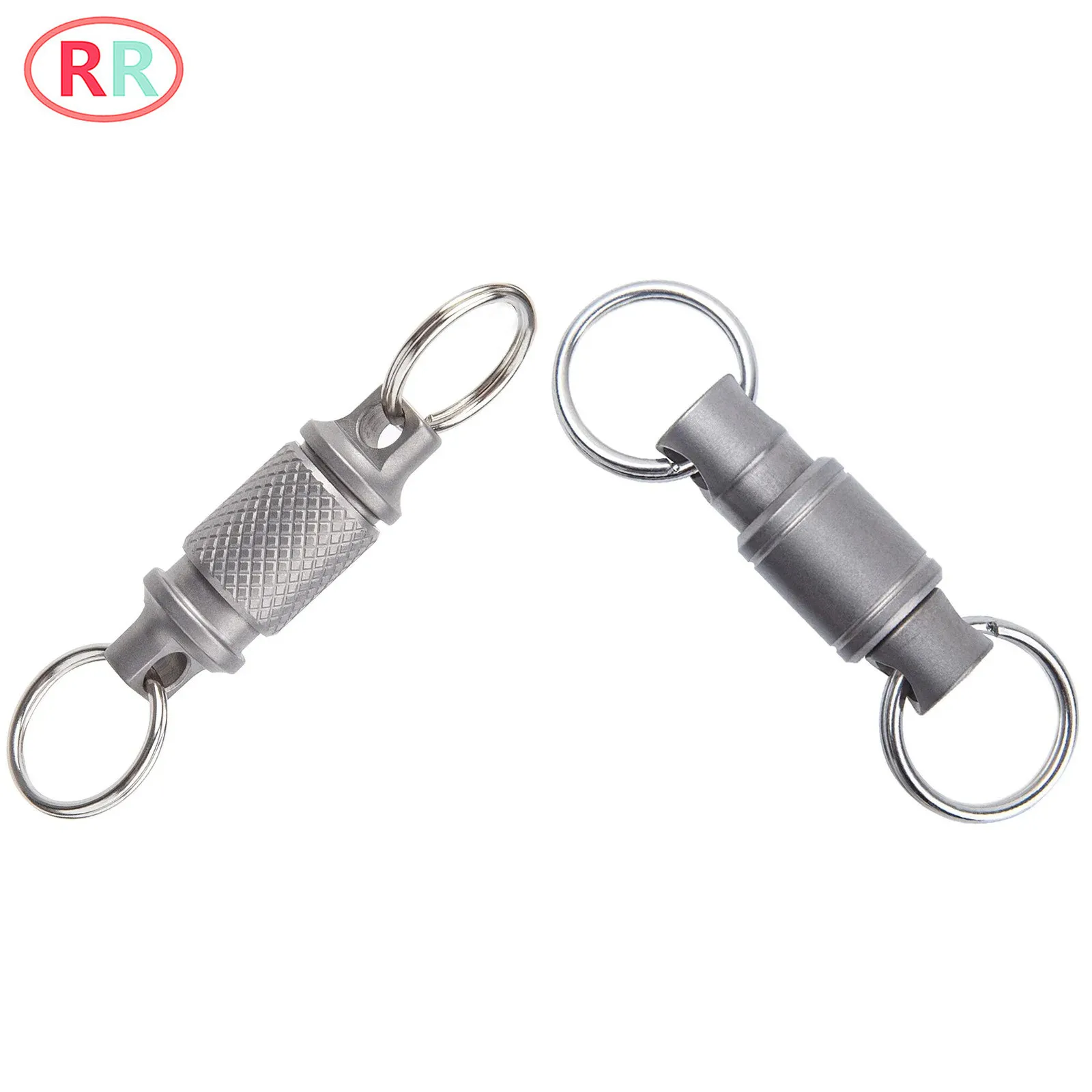 

Universal Key Chain Ring Detachable Titanium Alloy Quick Release Keychain Ring Car Vehicle Accessories Tool for Daily Use